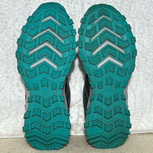 Saucony Womens Grey Grid Raptor TR2 Trail Running Athletic Sneakers Shoes SZ 8.5 - Picture 8 of 11